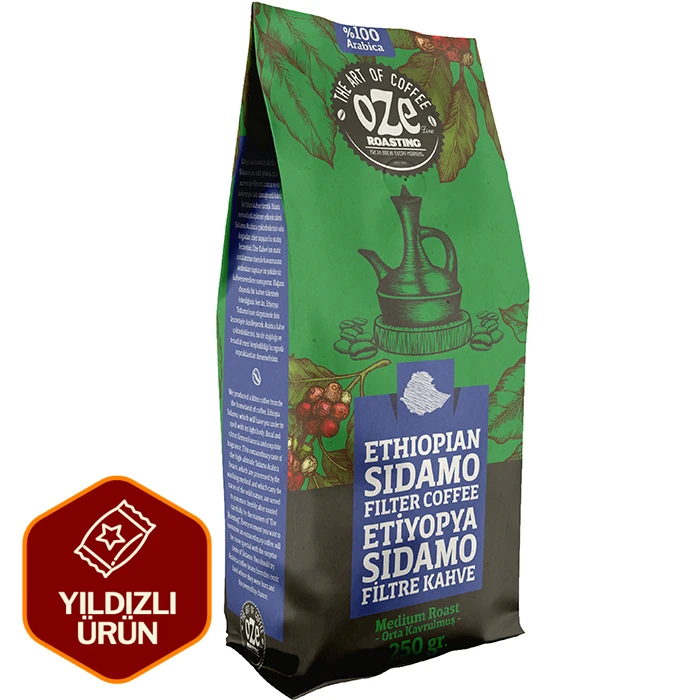 Ethiopian Sidamo Filtre Kahve 250G