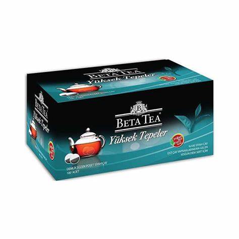 Beta Tea Yüksek Tepeler Demlik Poşet Siyah Çay 3.2 gr 100'lü Beta Tea